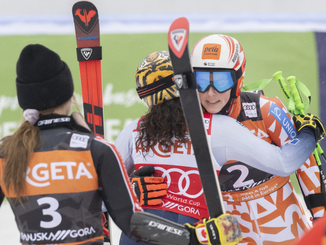 Slovinsko Alpské Lyžovanie Ženy obrovský slalom 2. kolo