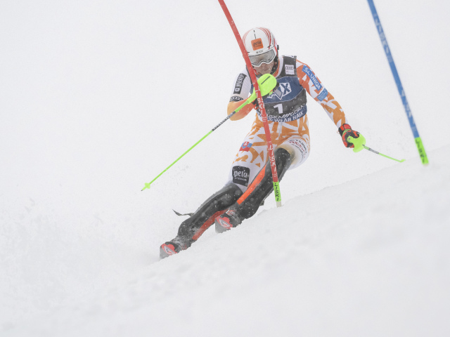 Slovinsko Alpské Lyžovanie Ženy slalom 1. kolo
