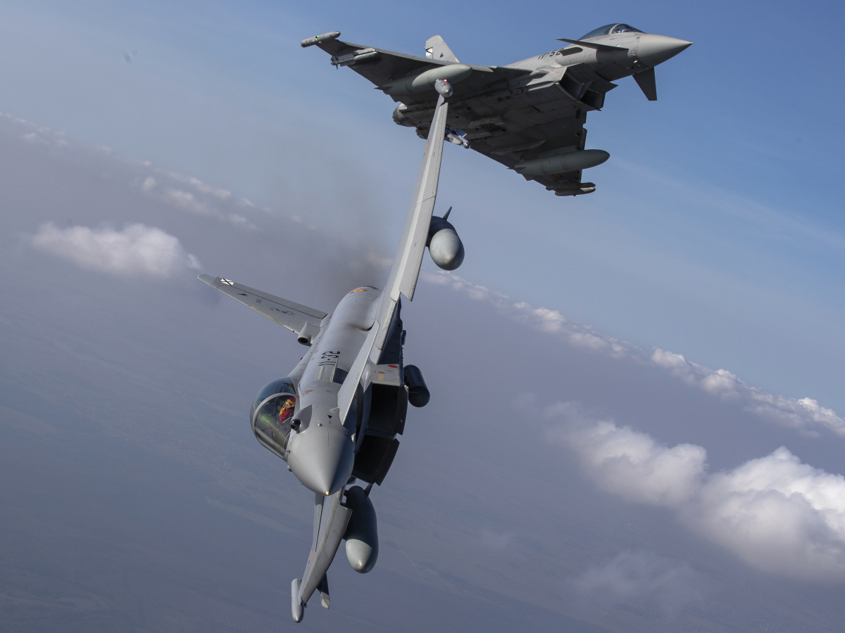 Litva Eurofighter Typhoon NATO Baltic patrol