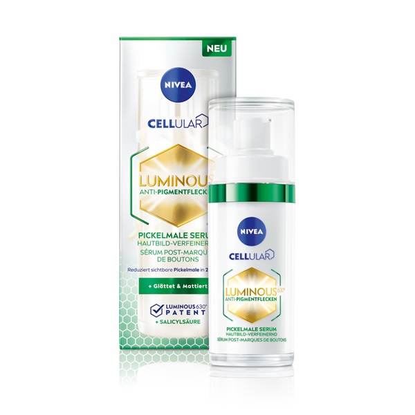 NIVEA Serum proti tmavym skvrnam po akne CELLULAR LUMINOUS630, pr, nepouzivat