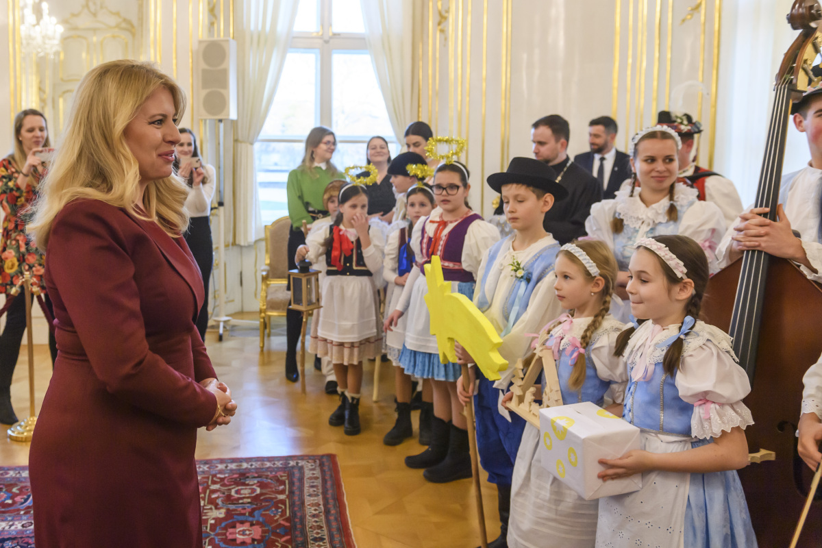 SR Prezidentka Cirkvi Prijatie Novoročné BAX