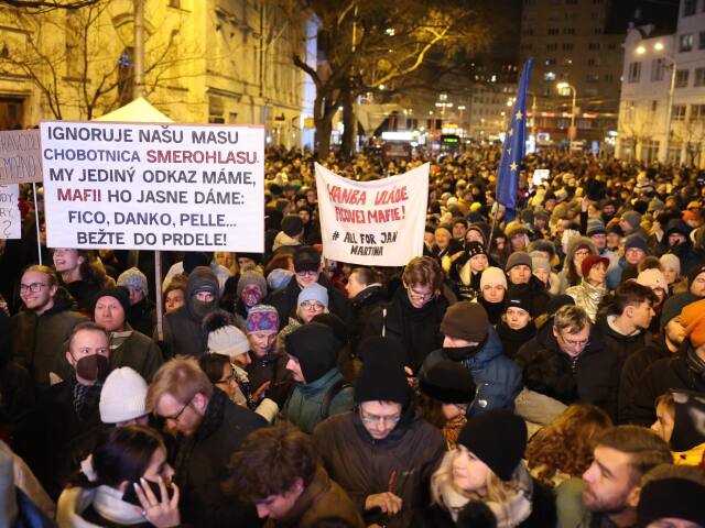 protest, bratislava