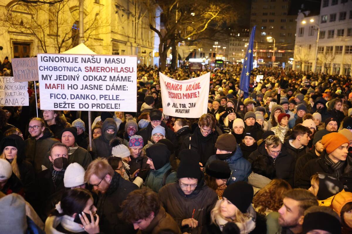 protest, bratislava