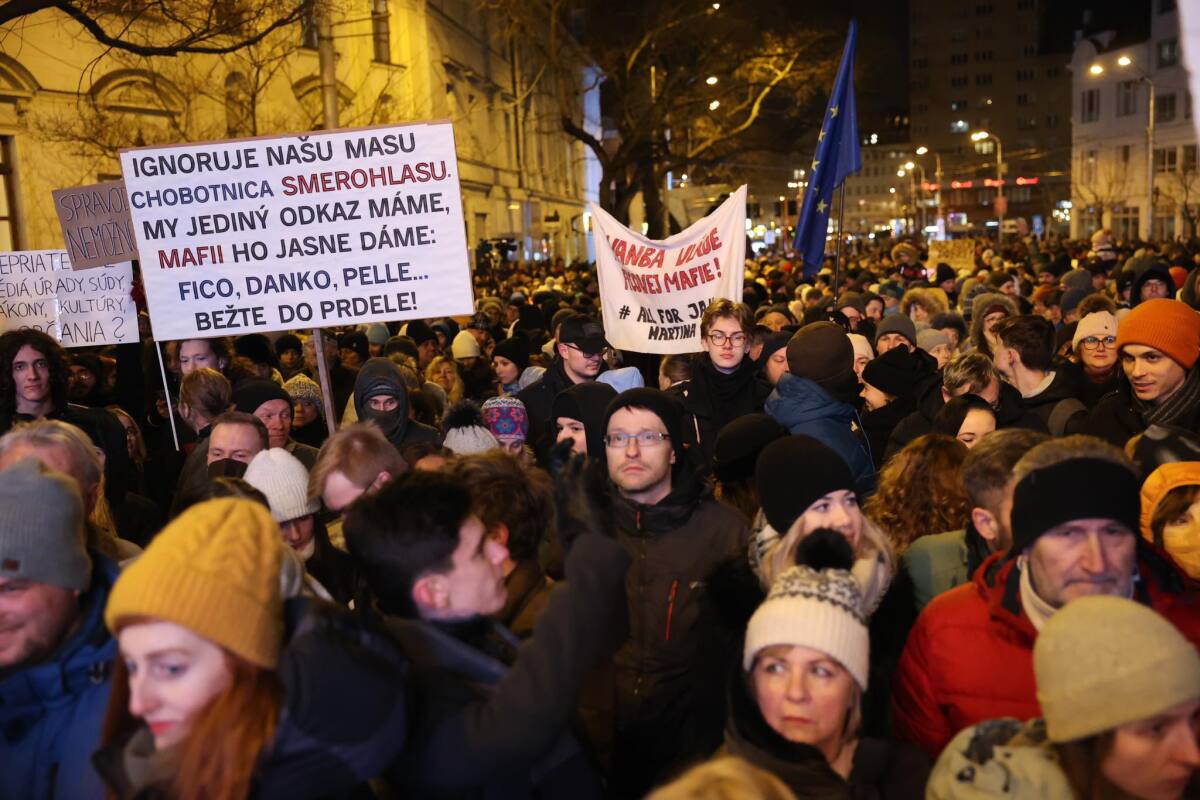 protest, bratislava