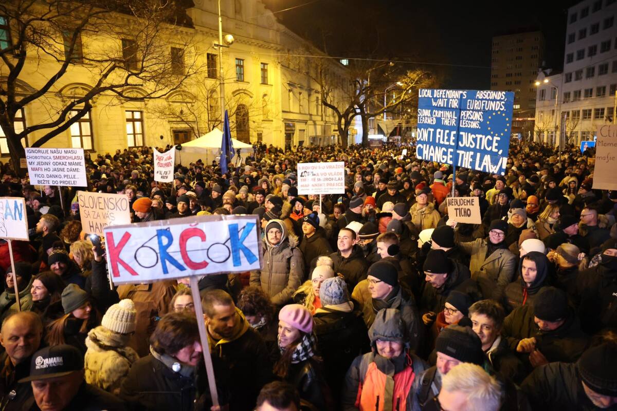 protest, bratislava