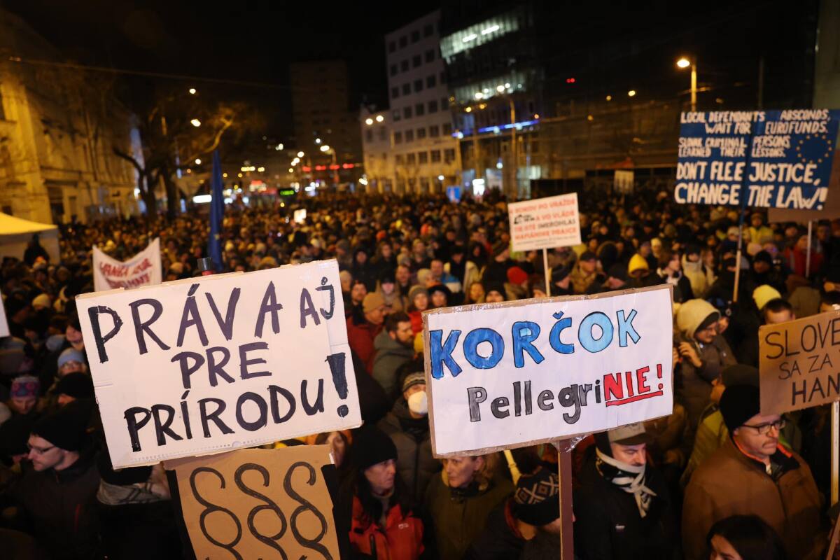 protest, bratislava