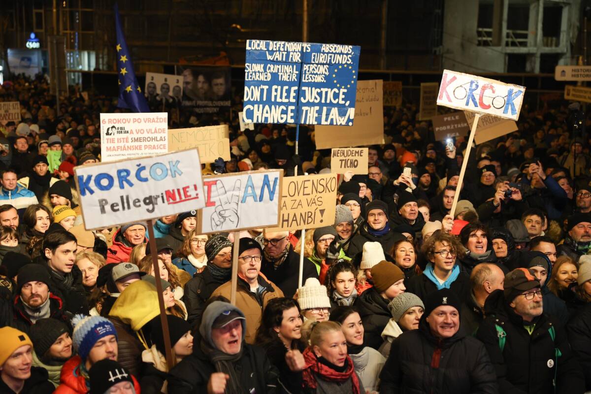 protest, bratislava