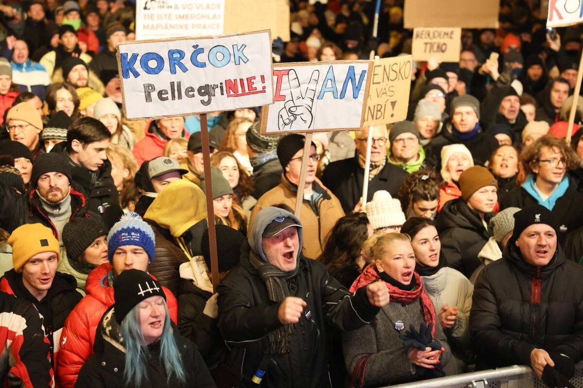 protest, bratislava