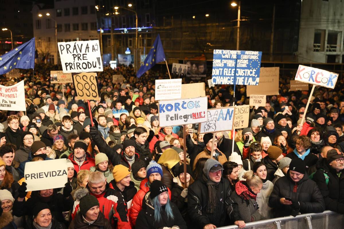 protest, bratislava