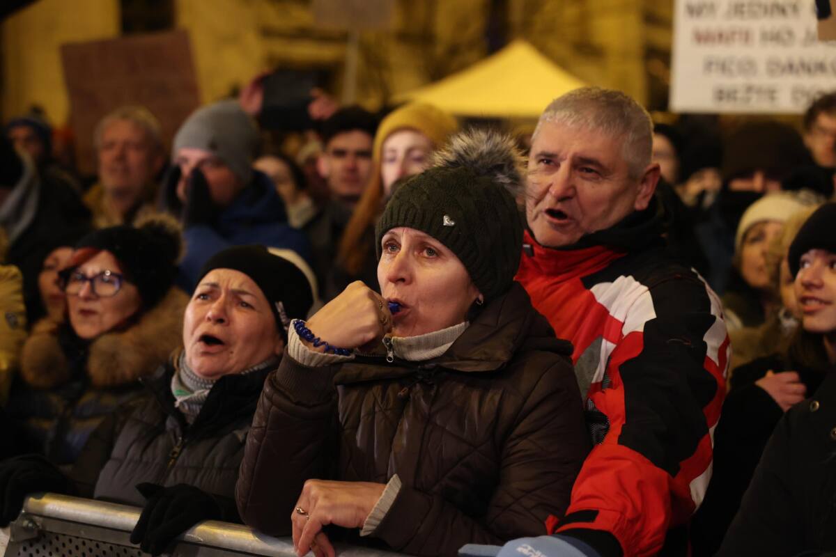 protest, bratislava