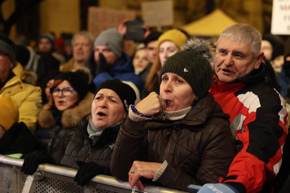 protest Bratislava