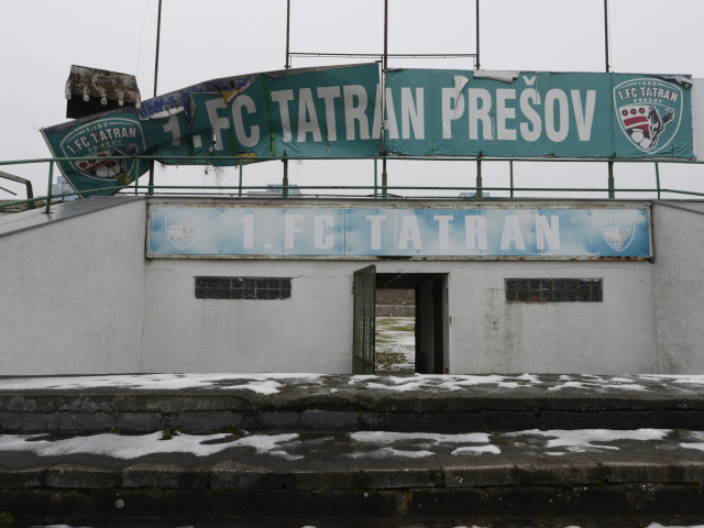SR Prešov Futbal Štadión Výstavba TK POX