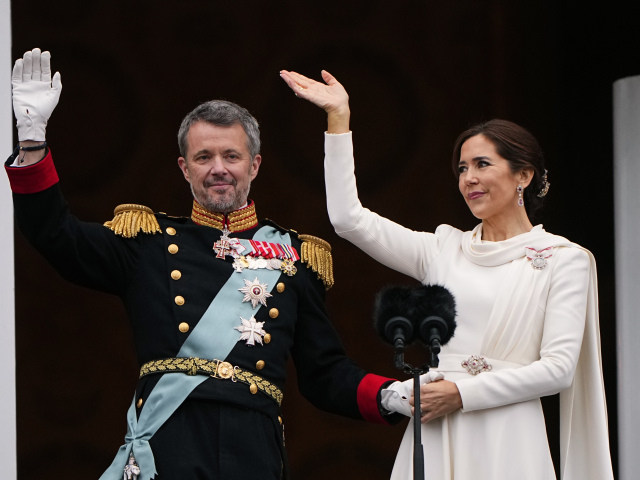 Dánsky kráľ  Frederik X. a kráľovná Mary