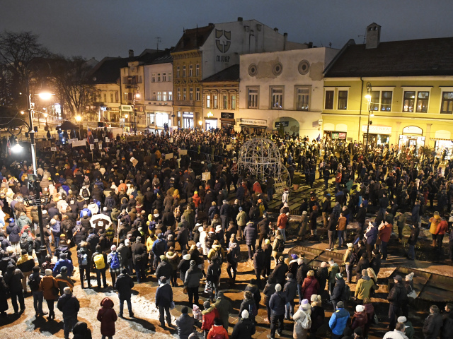 SR Košice opozícia protest ÚŠP KEX