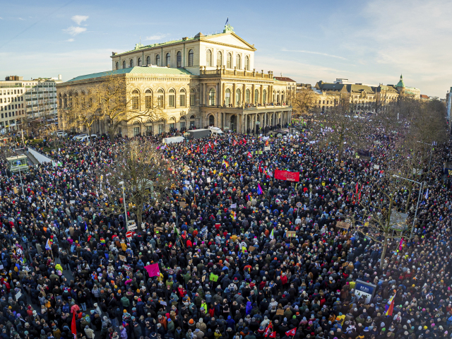 Nemecko protesty extrémizmus AfD