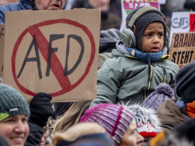 Extrémizmus / AfD / Protest / Demoštrácia /