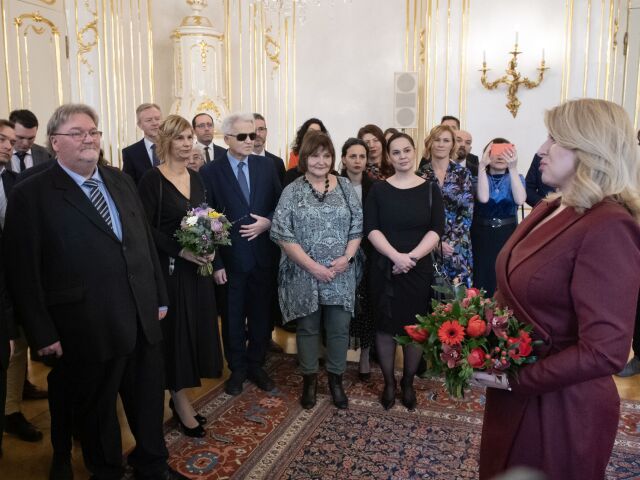 SR prezidentka občianska spoločnosť predstavitelia prijatie B