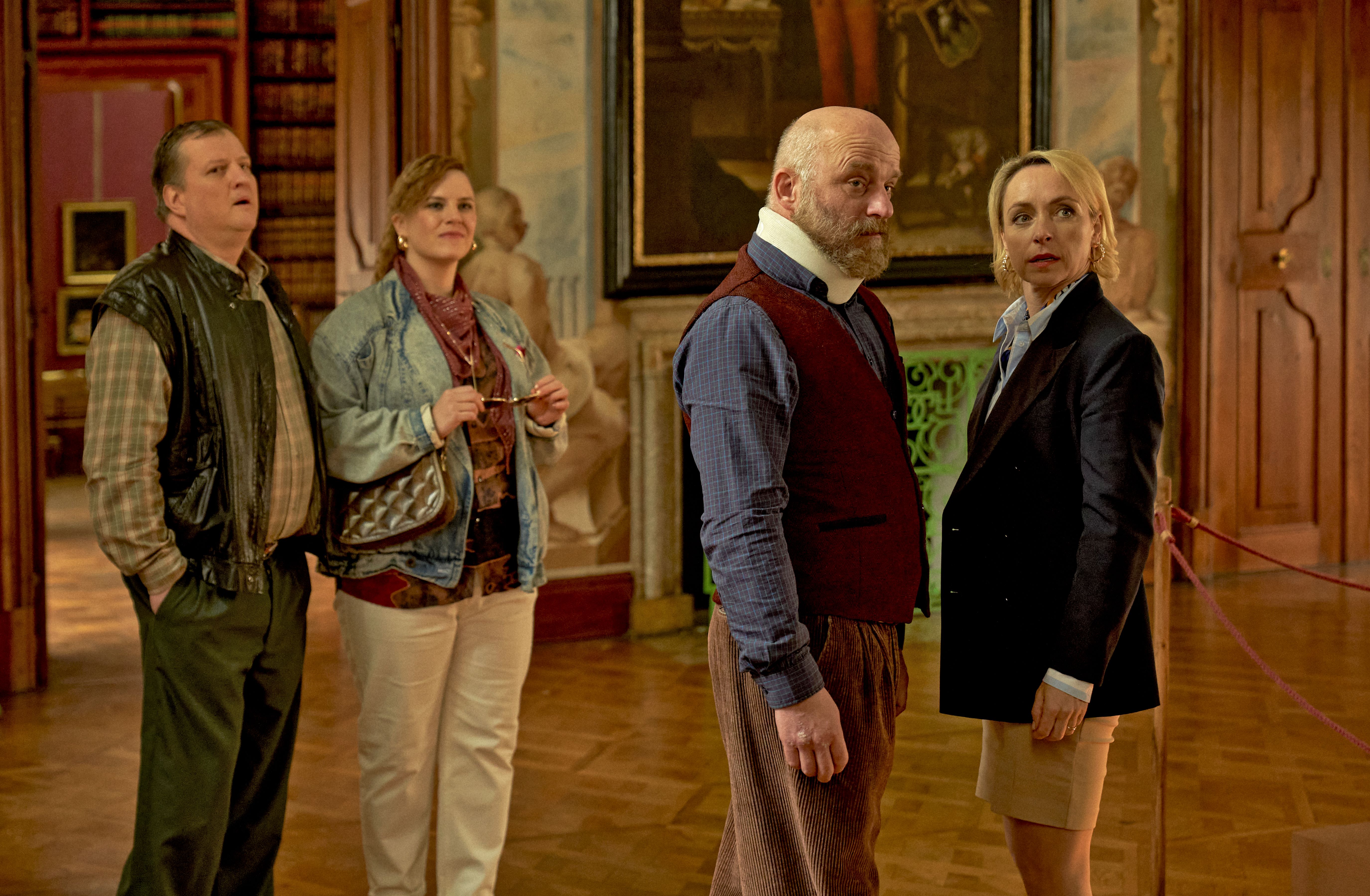 Záber z filmu Aristokratka vo vare.