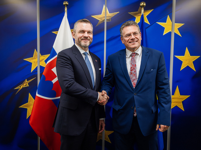 Maroš Šefčovič / Peter Pellegrini /