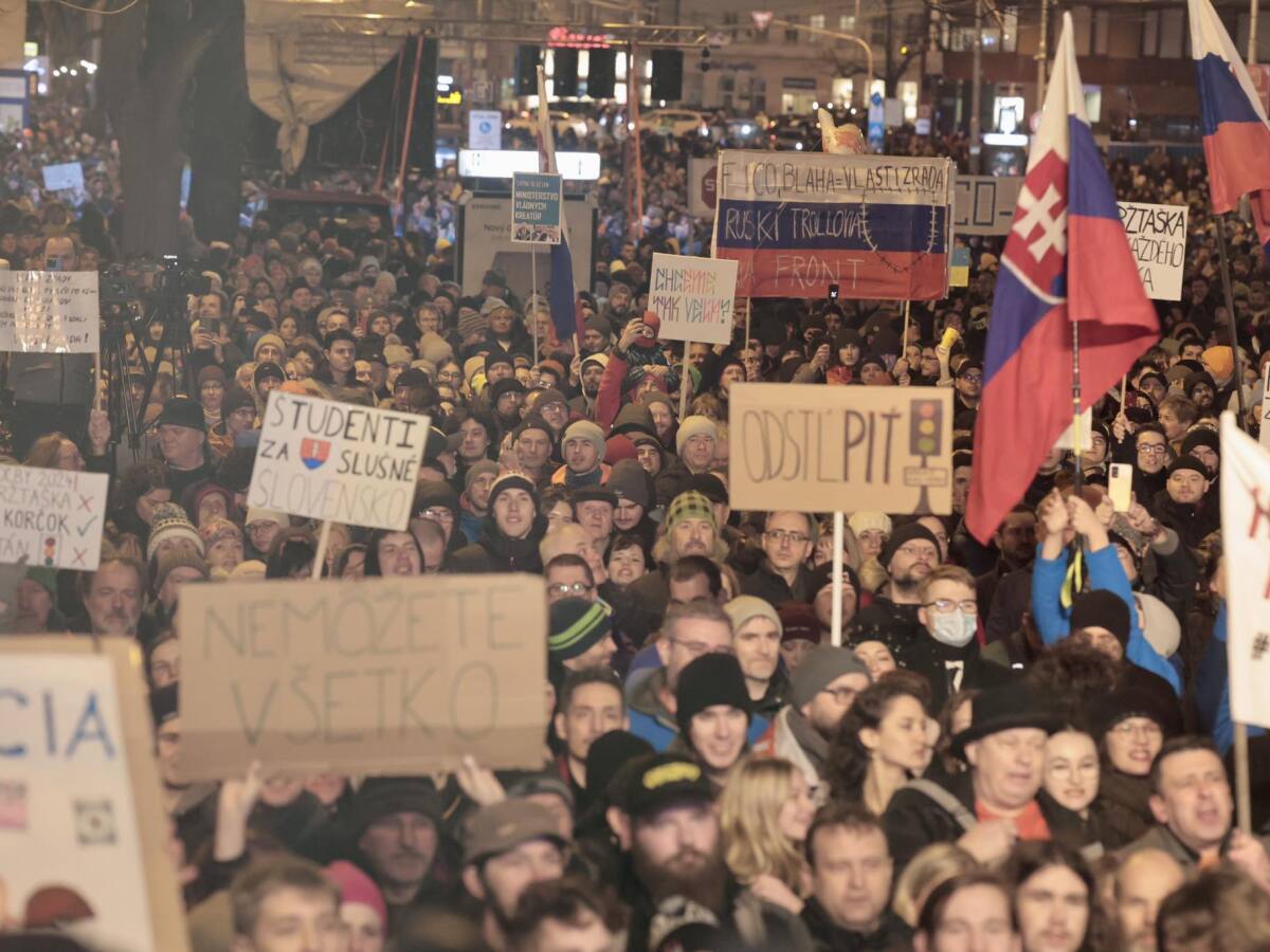 protest Bratislava