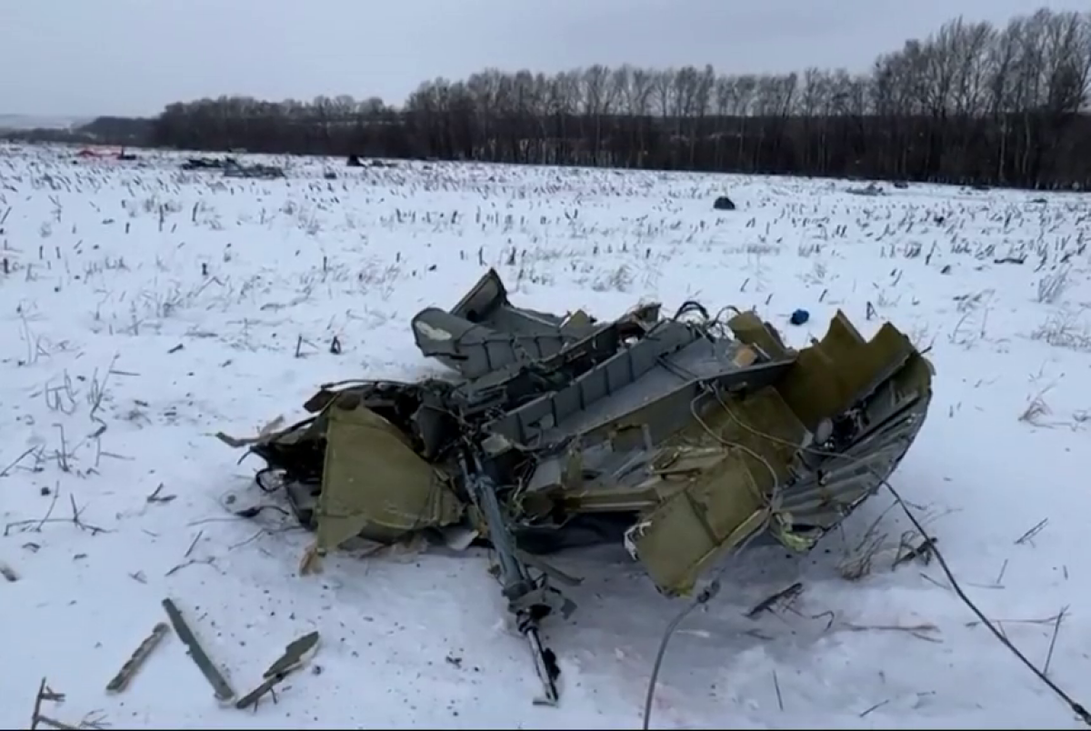 Screenshot video il 76 rusko ukrajina