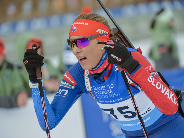 SR Osrblie šport biatlon ME ženy šprint 7,5 km BBX