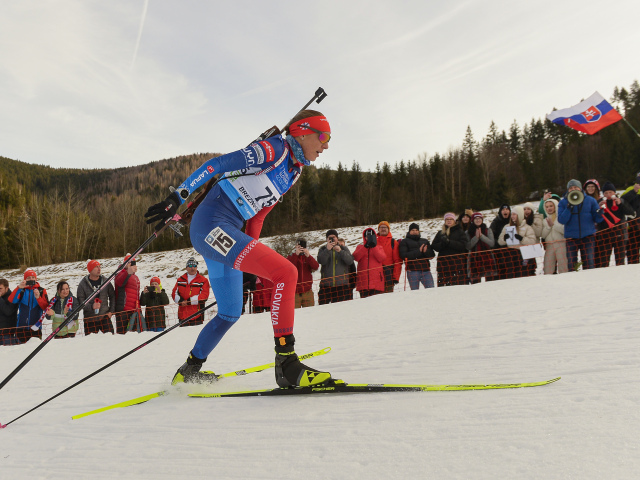 SR Osrblie šport biatlon ME ženy šprint 7,5 km BBX
