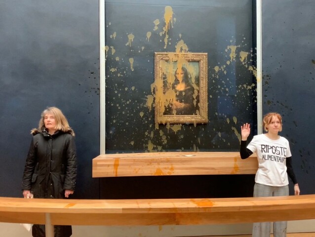 Mona Lisa, polievka, aktivistky