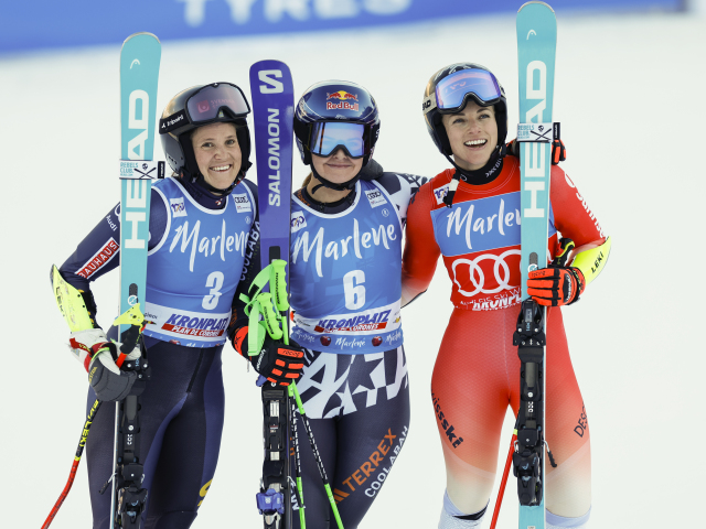 Taliansko Lyžovanie SP ženy obrovský slalom