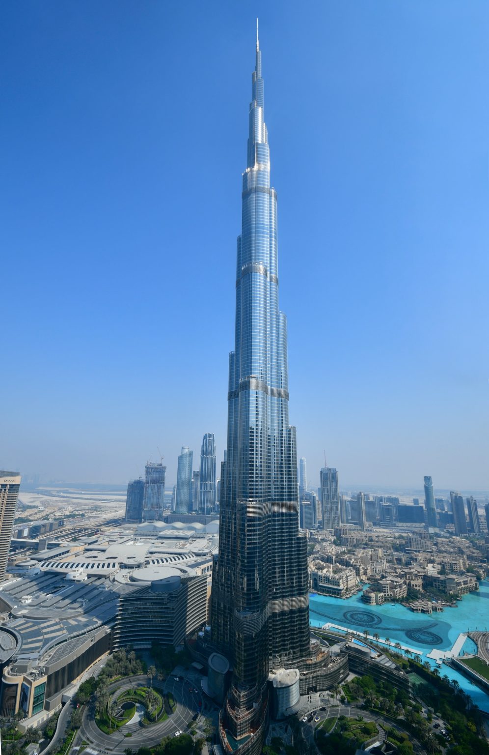 Najvyšší mrakodprap sveta Burj Khalifa (Dubaj, Spojené arabské emiráty)