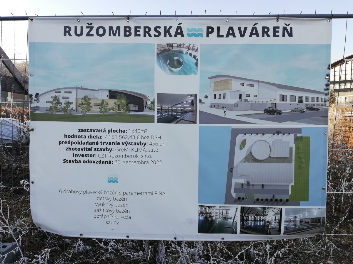 plaváreň, stavenisko, Ružomberok