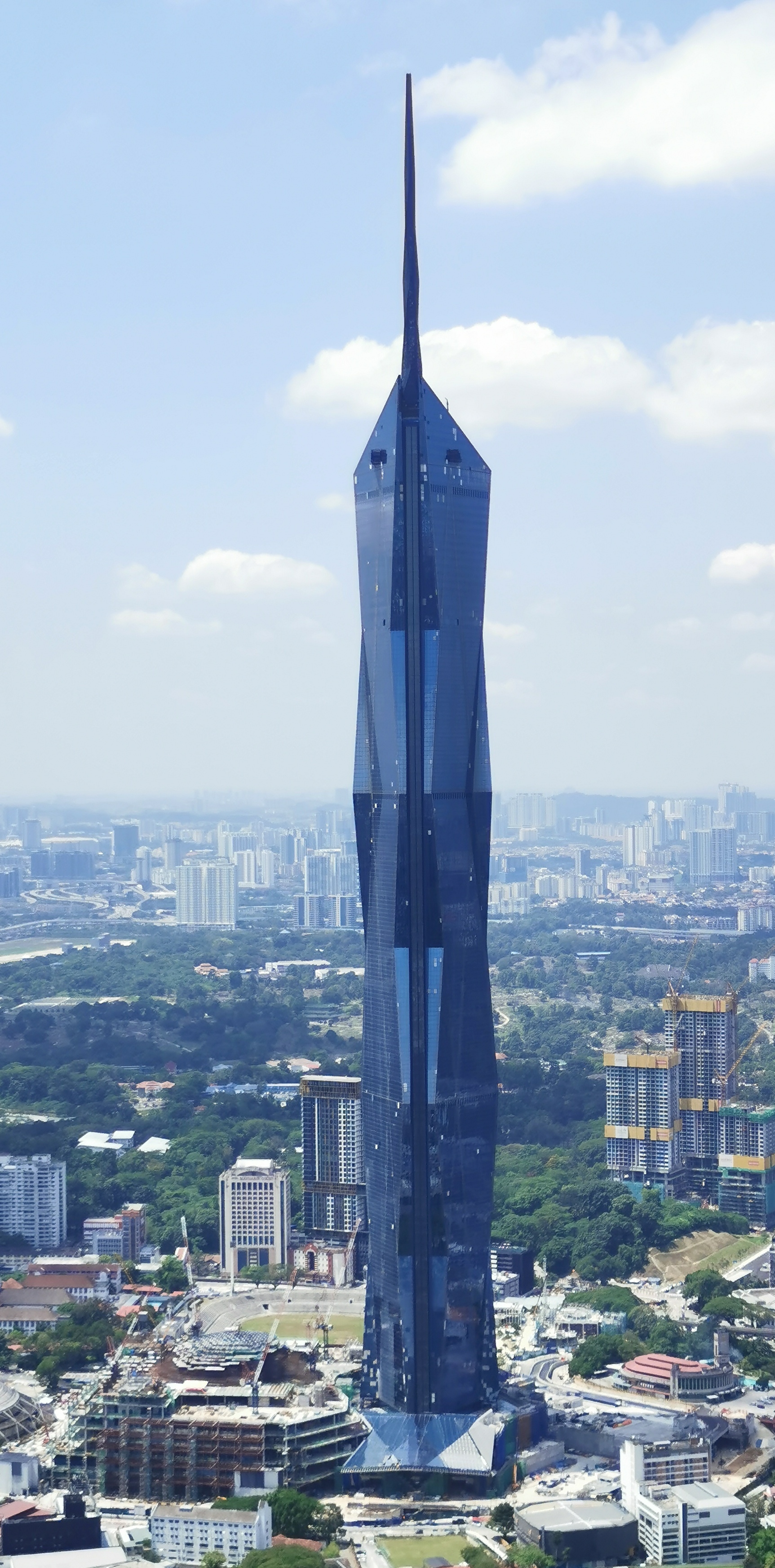 Druhý najvyšší mrakodprap sveta Merdeka 118 (Kuala Lumpur, Malajzia)