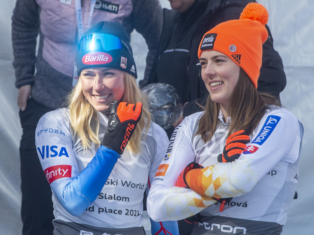 Francúzsko SR Lyžovanie šport SP finále slalom ženy