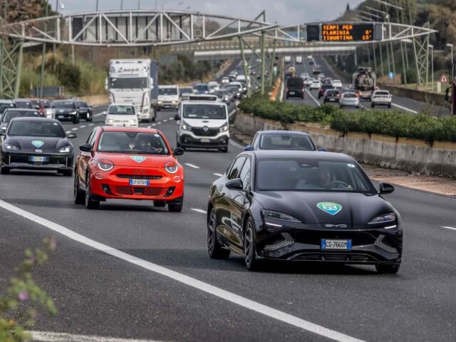Test dojazdu elektromobilov 1