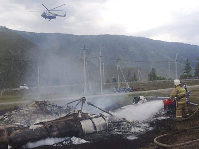 Mi-8, havária vrtuľníka, Rusko