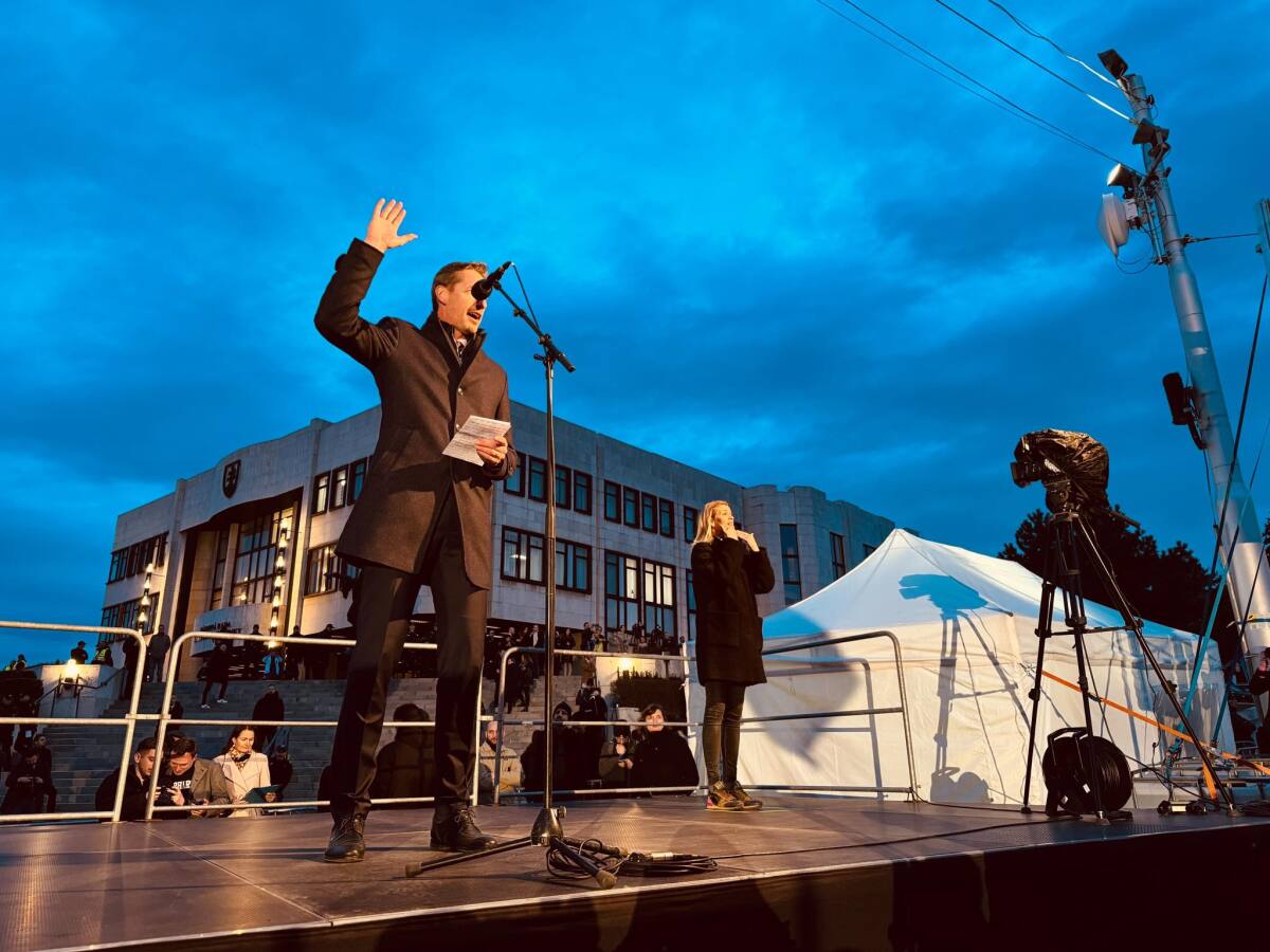 protest, majerský