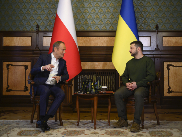 Tusk, Zelenskyj, Kyjev,