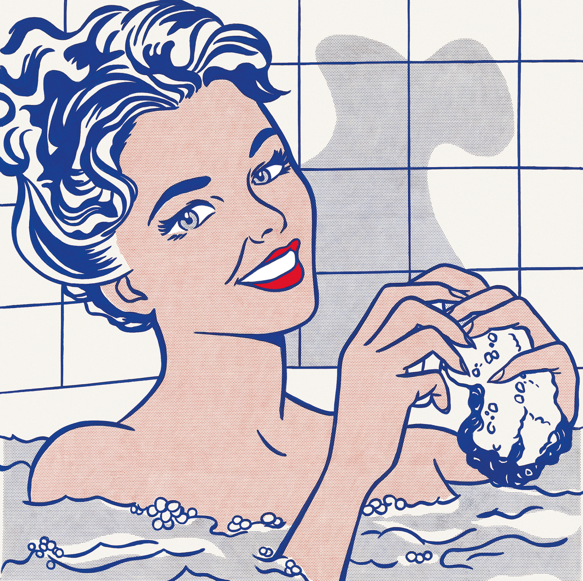 Roy Lichtenstein, Žena vo vani, 1963