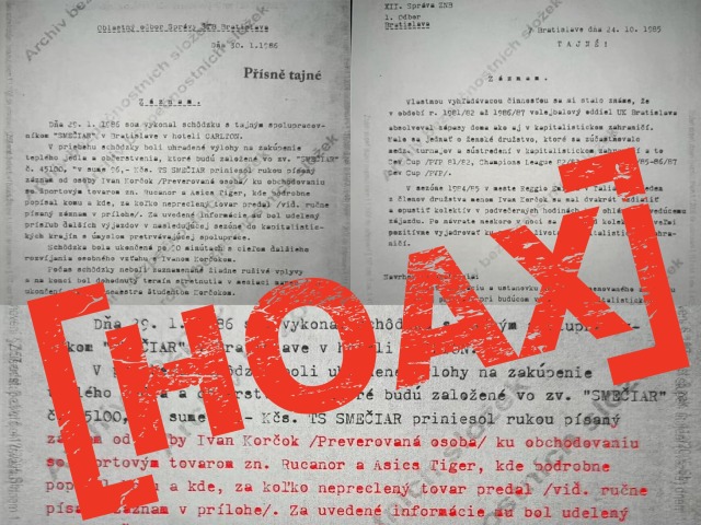 hoax, Ivan Korčok