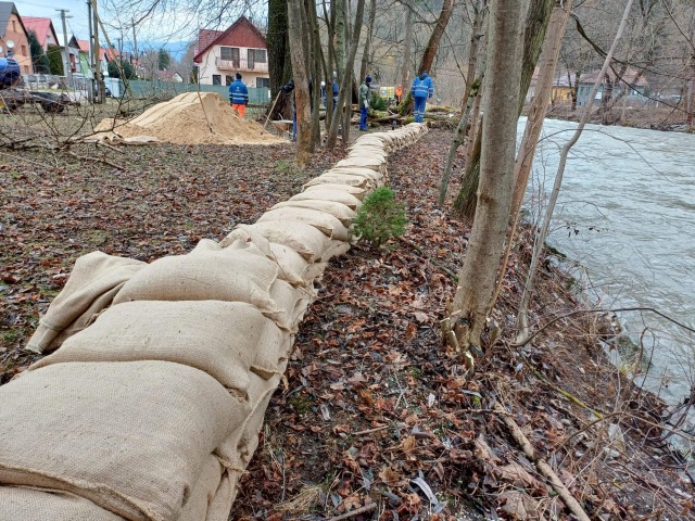 ružomberok, rieka revúca, povodňová situácia