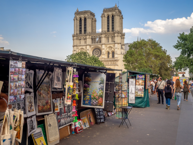 paríž, bukanisti