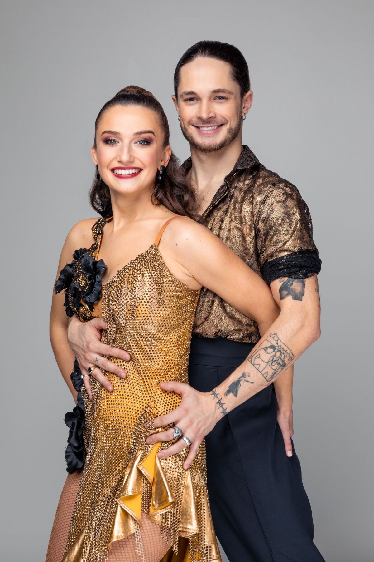 herečka Petra Dubayová a jej tanečný partner Matyáš Adamec