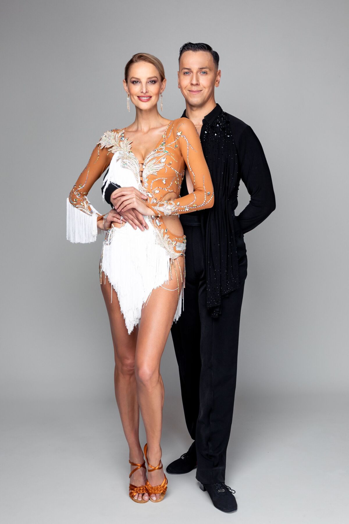 topmodelka Michaela Kocianová a jej tanečný partner Csaba Ádám