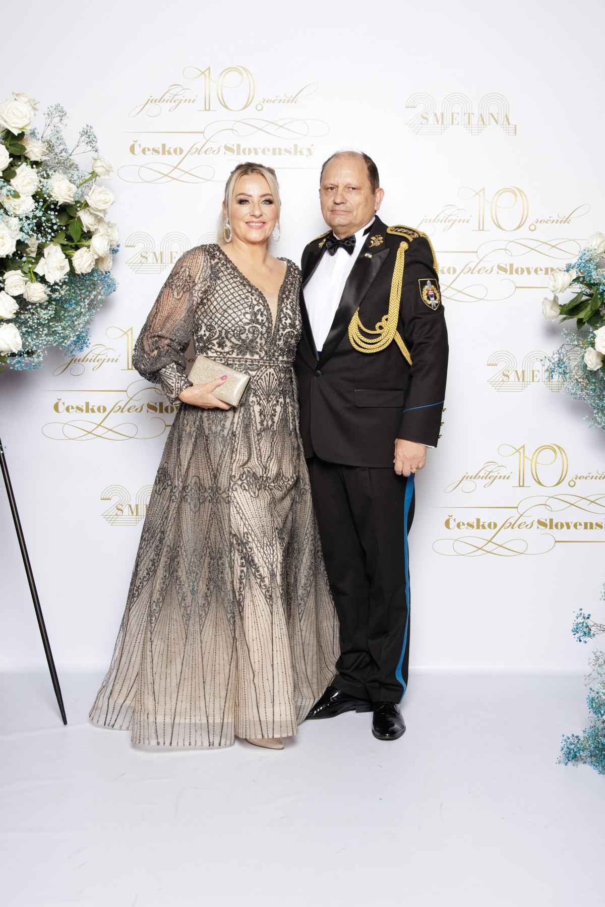 Generalporucik Lubomir Svoboda s manzelkou