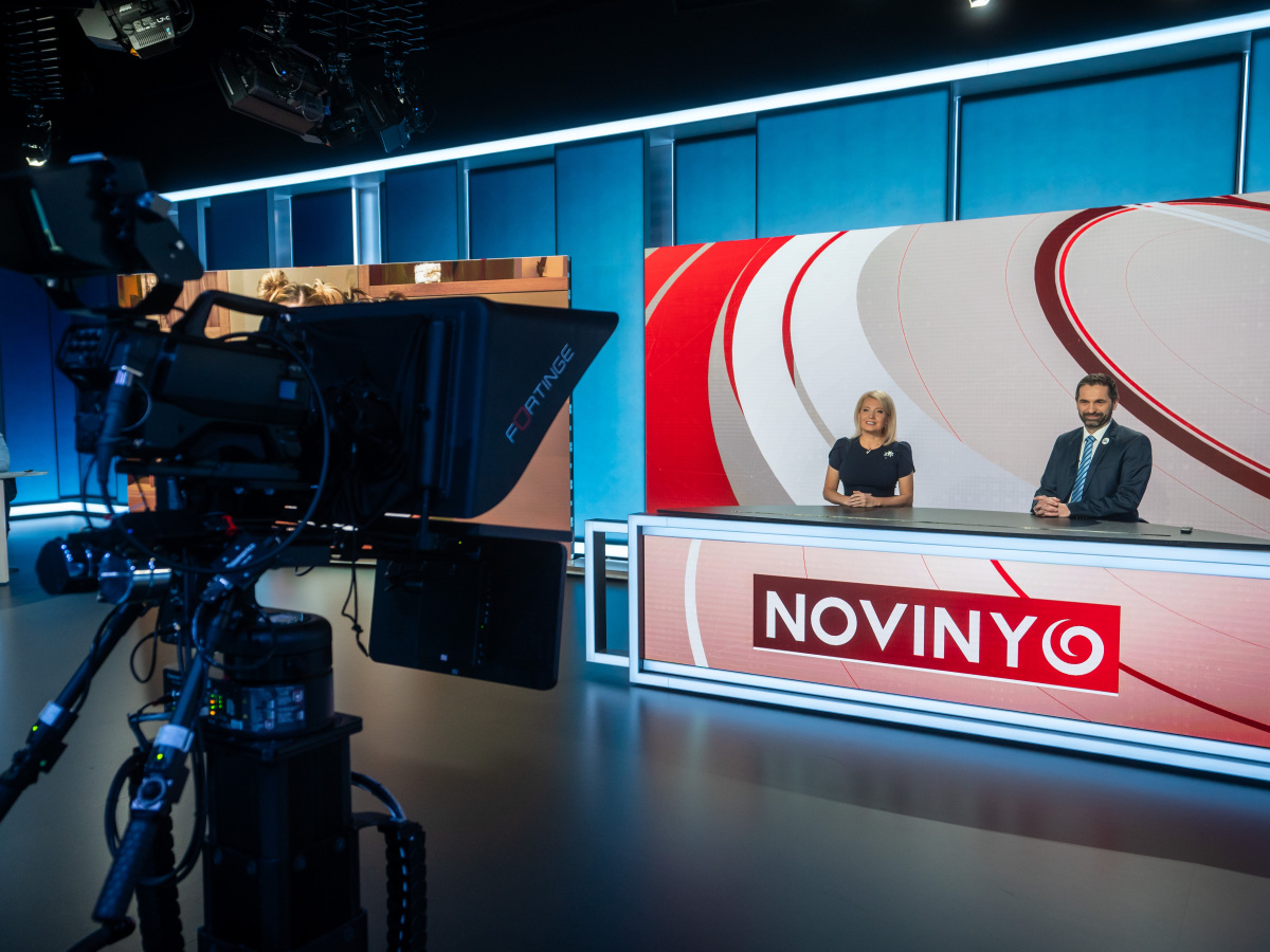 nové štúdio TV JOJ, Noviny TV JOJ