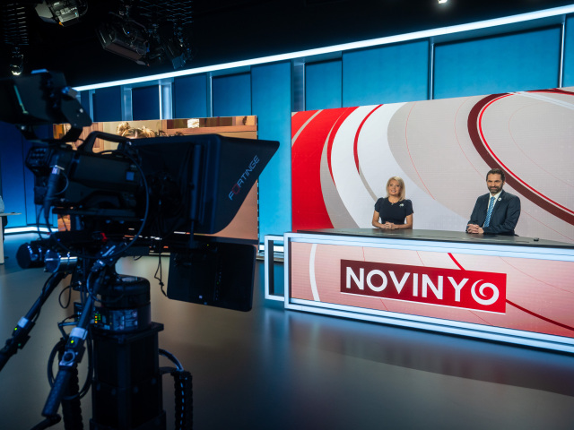 nové štúdio TV JOJ, Noviny TV JOJ