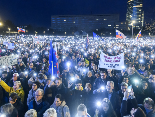 SR Bratislava Kuciak Kušnírová vražda výročie zhromaždeni