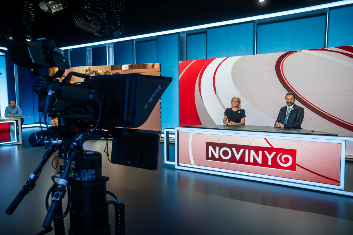 nové štúdio TV JOJ, Noviny TV JOJ