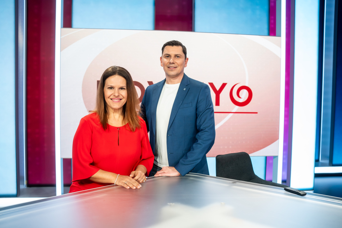 nové štúdio TV JOJ, Ranné noviny