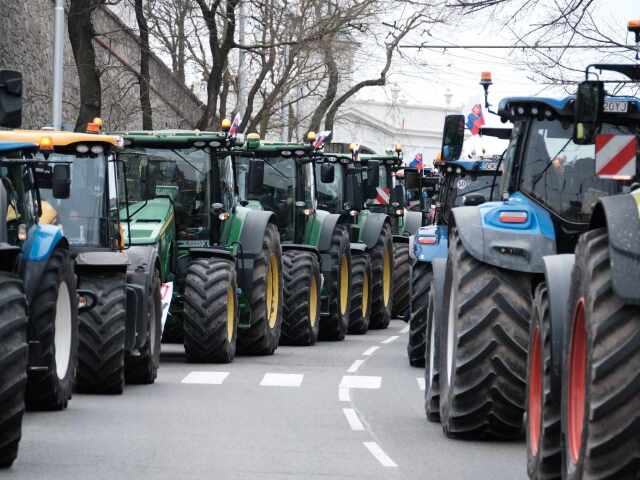 protest farmárov